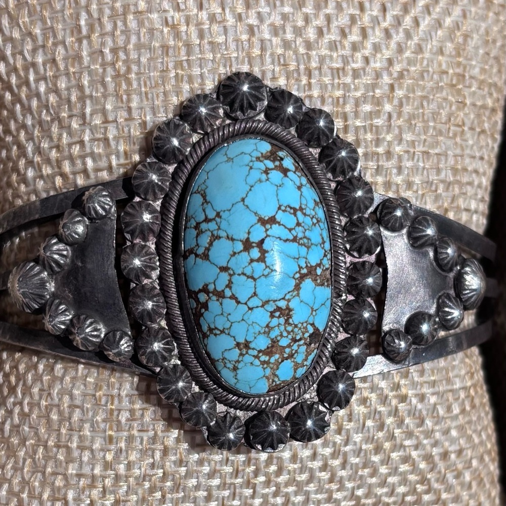 Turquoise and Sterling Silver Women's Bracelet